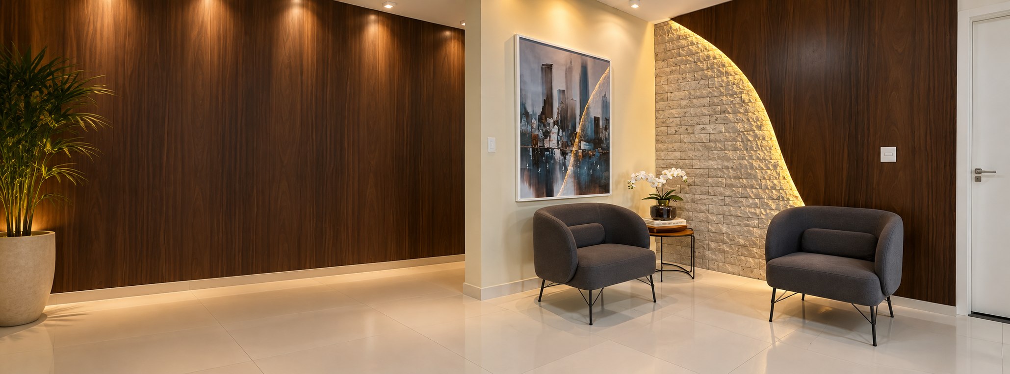 Ambiente de acolhimento da ATB Neuroclínica